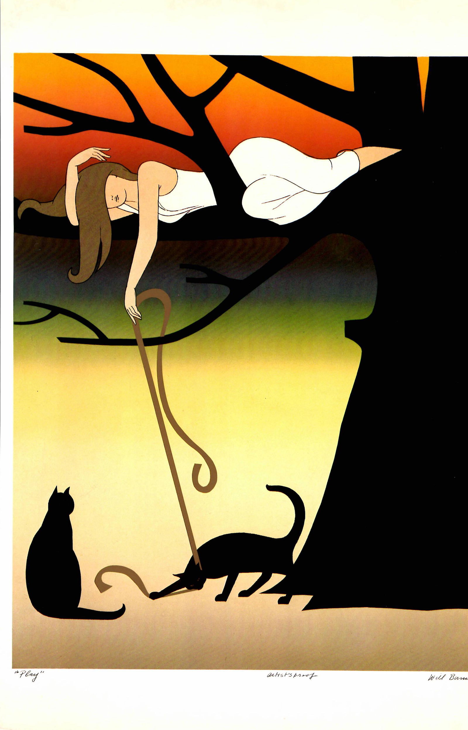 Will Barnet Print Number/signed on Paper (1 of 1)