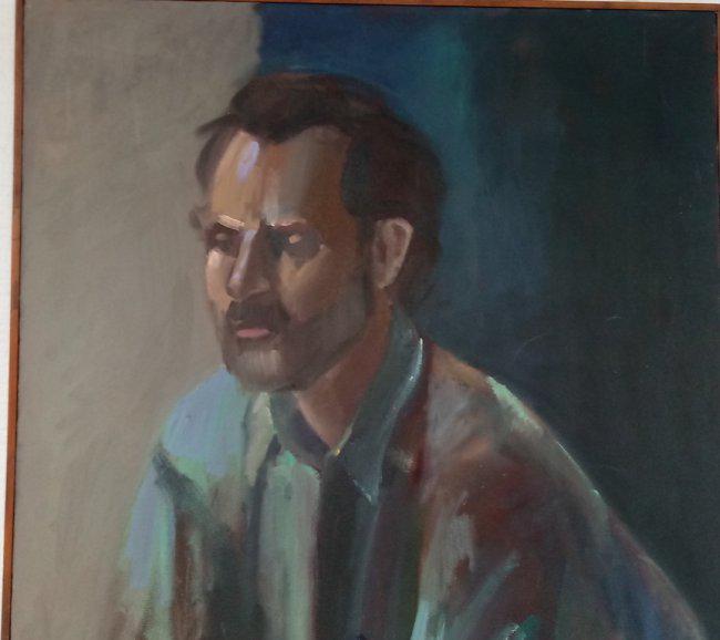 Oil Hand Painting sign Cree Scubber Aprox size 24 x 20 (1 of 5)