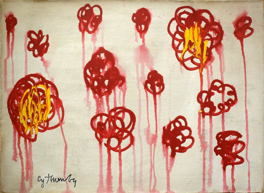 Signed Cy Twombly,20th Century Modern Painting (1 of 4)