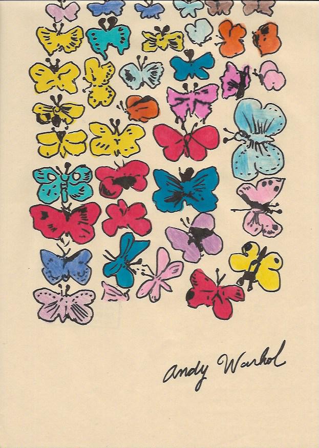 Signed Andy Warhol Mixed Media on Paper: Signed Andy Warhol Mixed Media on Paper. Approx Size: 11 3/4 x 8 1/2 inches. NY Collector. No Coa or Documents .Sold as is to the manner or style of the artist, Good Condition, See photos