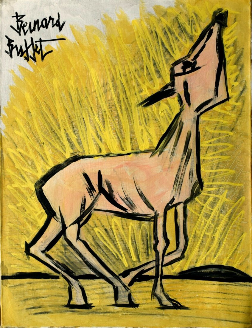 Signed Bernard Buffet , Modern Old 20th Century (1 of 4)