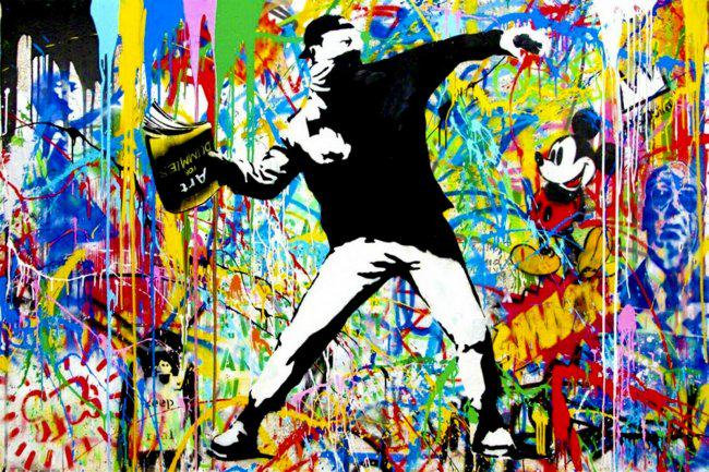 Pop Art Modern Print. Thick on Paper: Pop Art Modern Print on Thick Paper . Paper Size:12 x 18 inches. Good Condition. We pack & Ship for you. We take care of the shipping in house. See Photo