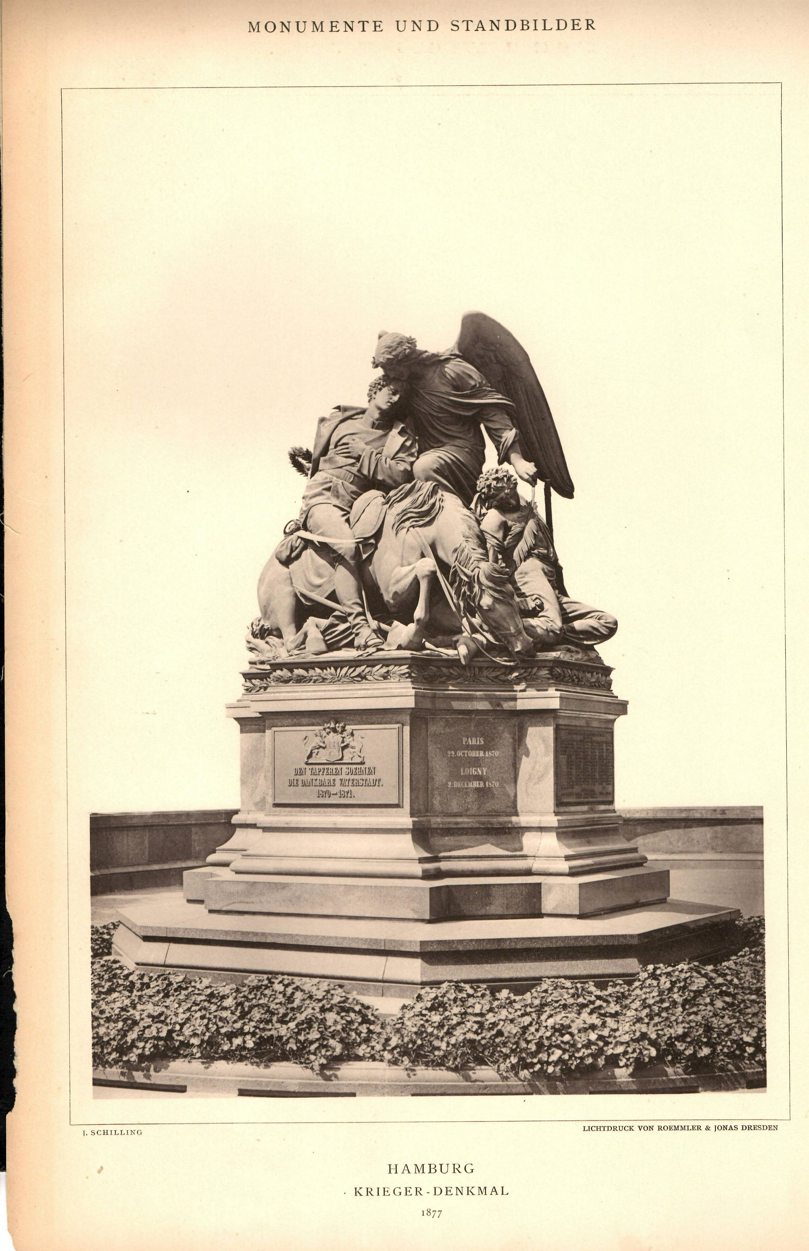 European Statues Monuments Prints Ca 1900 (1 of 1)
