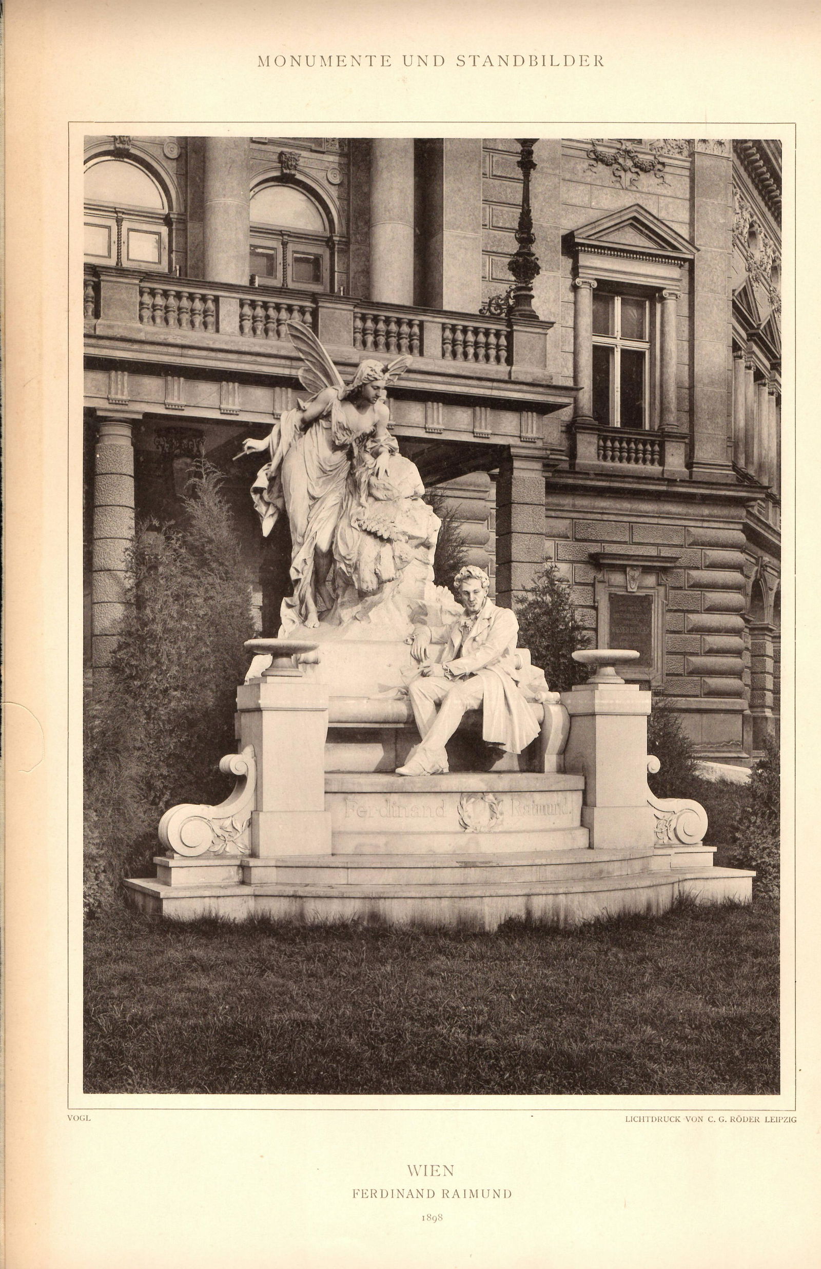 European Statues Monuments Prints Ca 1900 (1 of 1)
