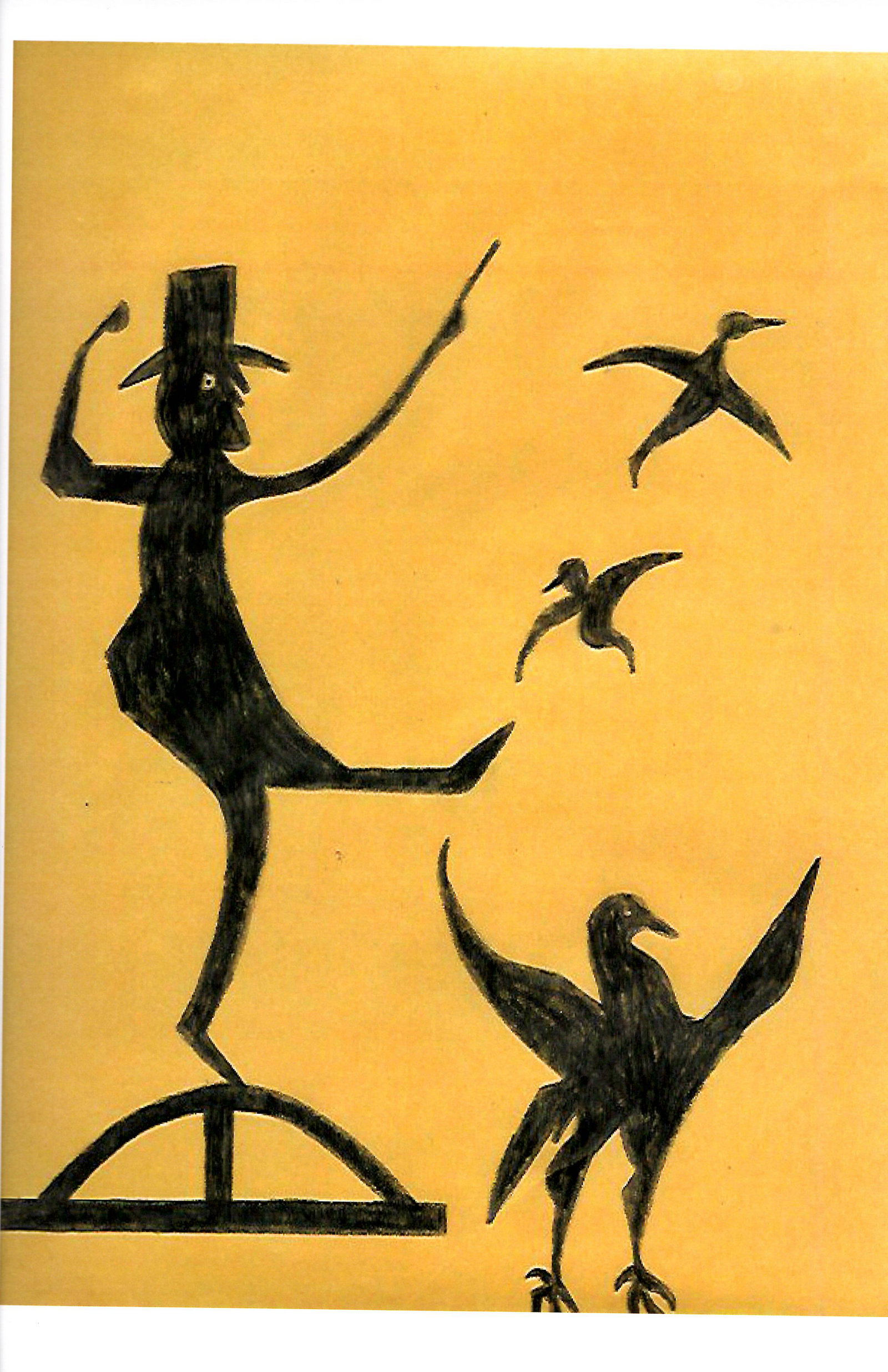 Bill Traylor Outsider Artist Print on Thick Paper.: Bill Traylor Outsider Artist Print on Thick Paper. Size: 17 x 11 inches.This work is being offered as-is, as in manner of or as style of the artist. William -Bill- Traylor (April 1, 1853ÃƒÂƒÃ‚�