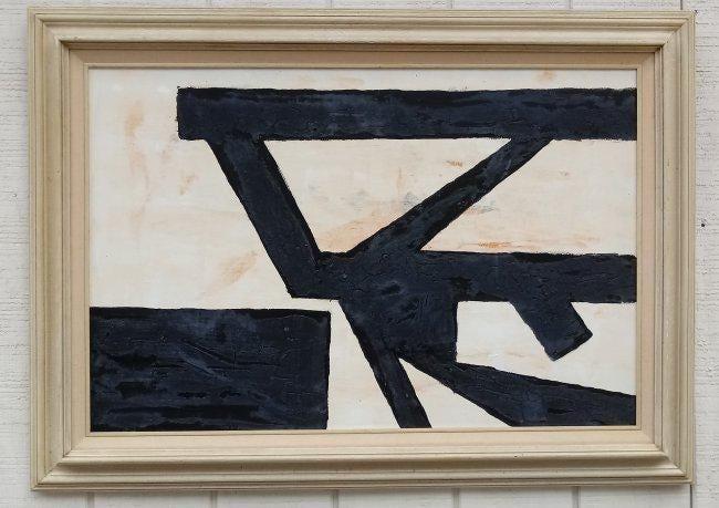 FRANZ KLINE ABSTRACT EXPRESSIONISM PAINTING ON Canvas (1 of 3)