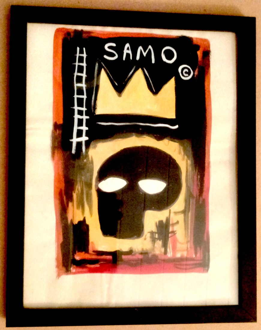 JMB SIGNED - SAMO - Drawing /Framed (1 of 2)