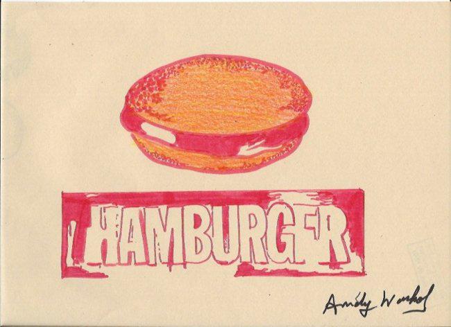 Signed Andy Warhol Mixed Media on Paper: Signed Andy Warhol Mixed Media on Paper. Approx Size: 11 3/4 x 8 1/2 inches. Provenance: NY Collector.Sold as is to the manner or style of the artist, Good Condition, See photos