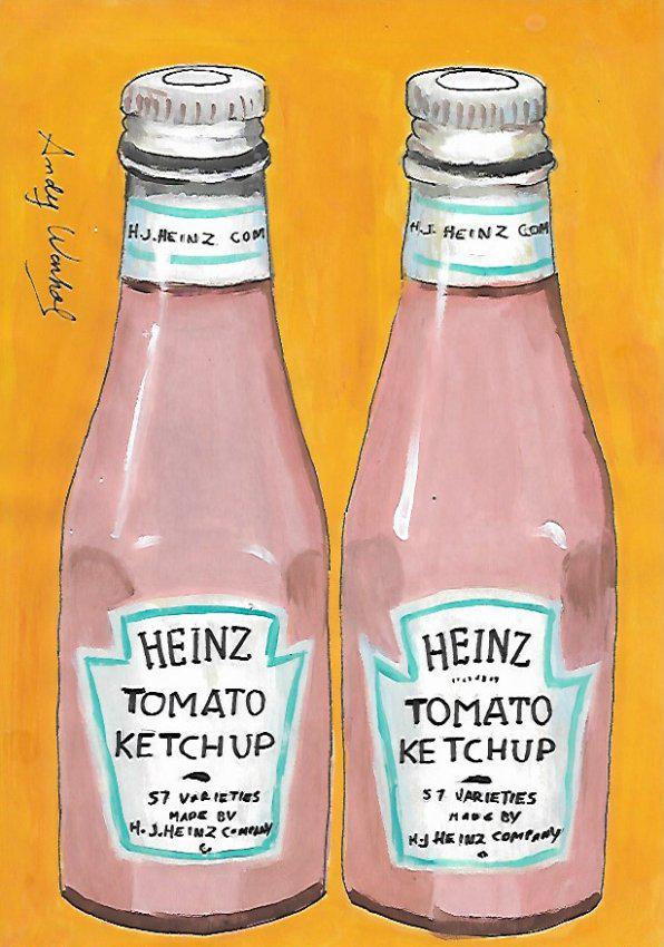 Signed Andy Warhol Mixed Media on Paper (1 of 2)