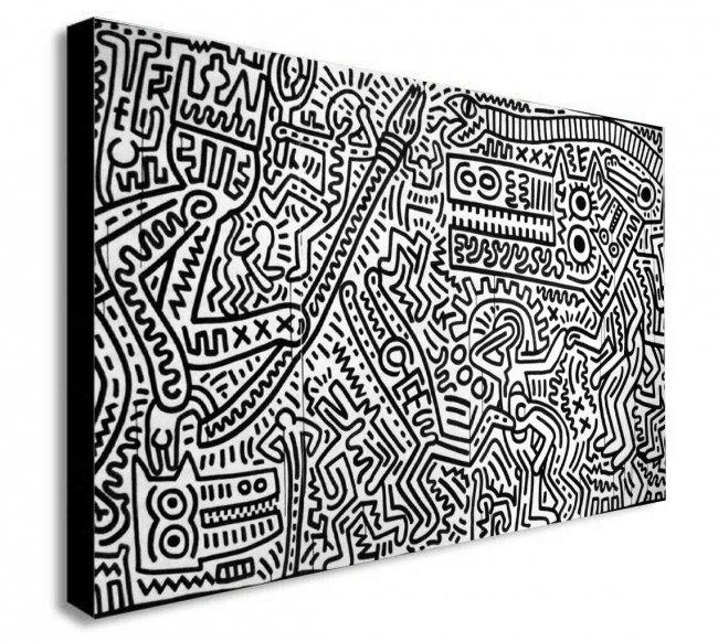 Keith Haring - 1983 - Pop Art - Canvas (1 of 1)