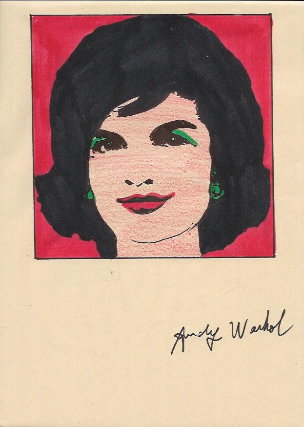 Signed Andy Warhol Mixed Media on Paper: Signed Andy Warhol Mixed Media on Paper. Approx Size: 11 3/4 x 8 1/2 inches. NY Collector. No Coa or Documents .Sold as is to the manner or style of the artist, Good Condition, See photos