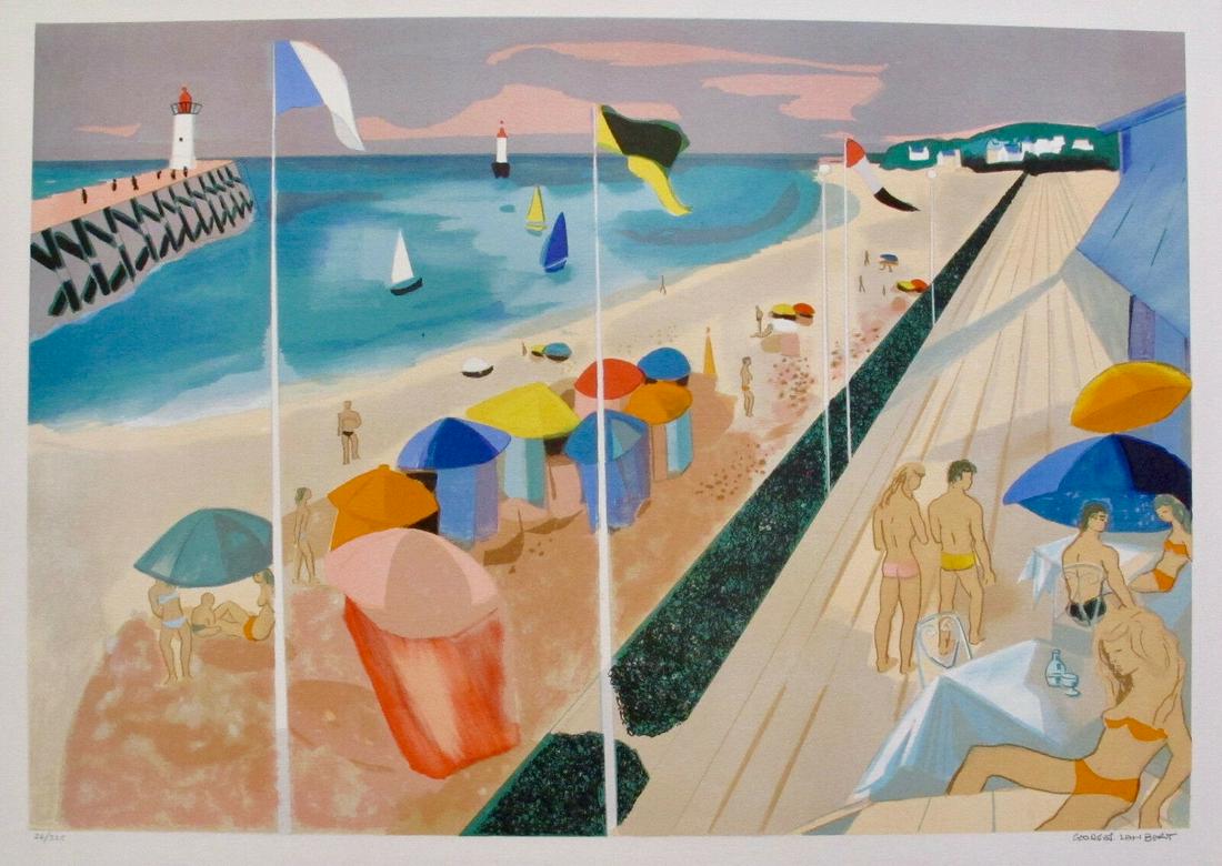 Lithograph by French artist Georges Lambert (1 of 3)