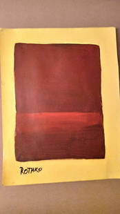 Mark Rothko Mixed Media on Paper: Mark Rothko Mixed Media on Paper. Approx Size: 17 x 11 inches. Stamp signed on verso.Provenance: NY Collector.Sold as is to the manner or style of the artist, Good Condition, See photos.Mark Rothko,