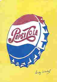 Signed Andy Warhol Mixed Media on Paper
