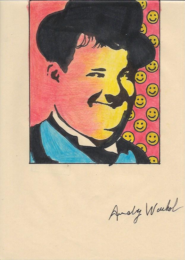 Signed Andy Warhol Mixed Media on Paper: Signed Andy Warhol Mixed Media on Paper. Approx Size: 11 3/4 x 8 1/2 inches. NY Collector. No Coa or Documents .Sold as is to the manner or style of the artist, Good Condition, See photos