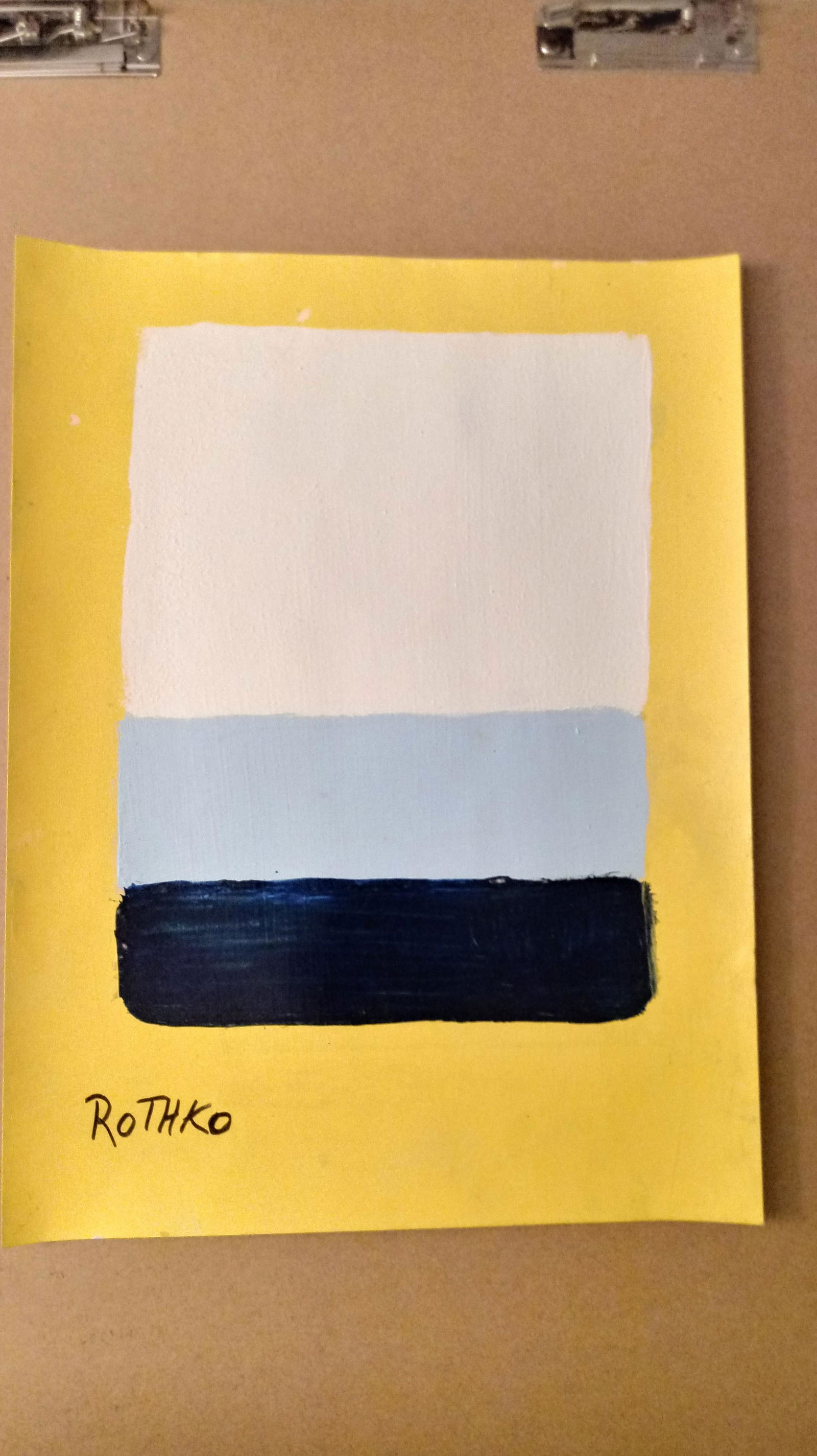 Mark Rothko Mixed Media on Paper (1 of 2)