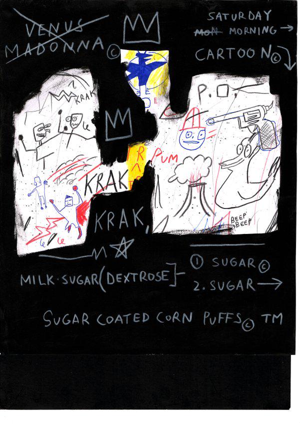 Jean-Michel Basquiat Expressionism Painting Drawing (1 of 1)