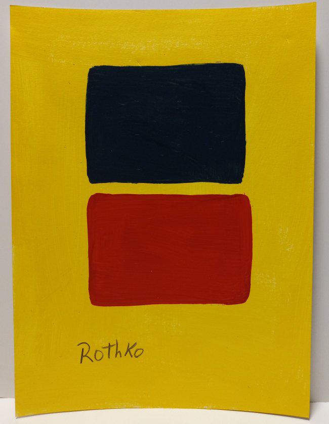 Mark Rothko Mixed Media on Paper. (1 of 2)