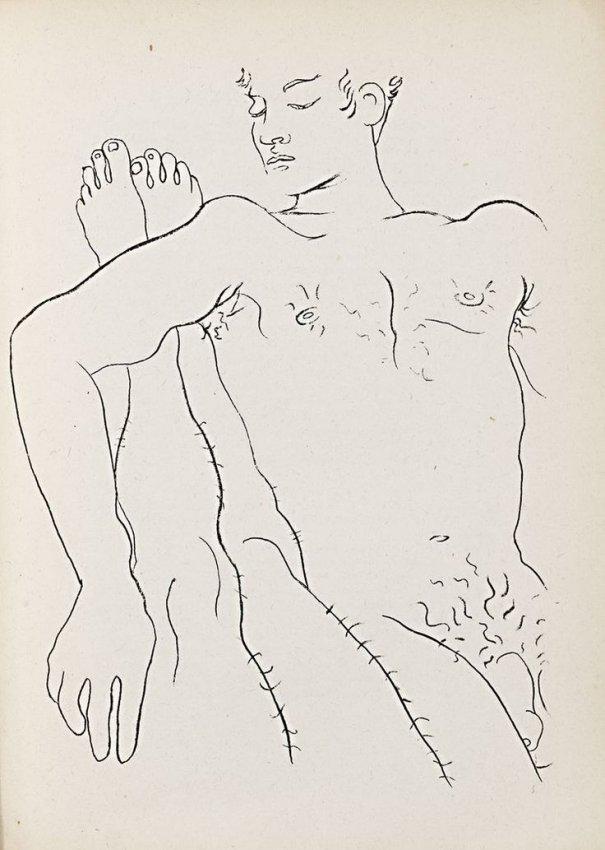 Jean Cocteau Drawing on Paper (1 of 1)