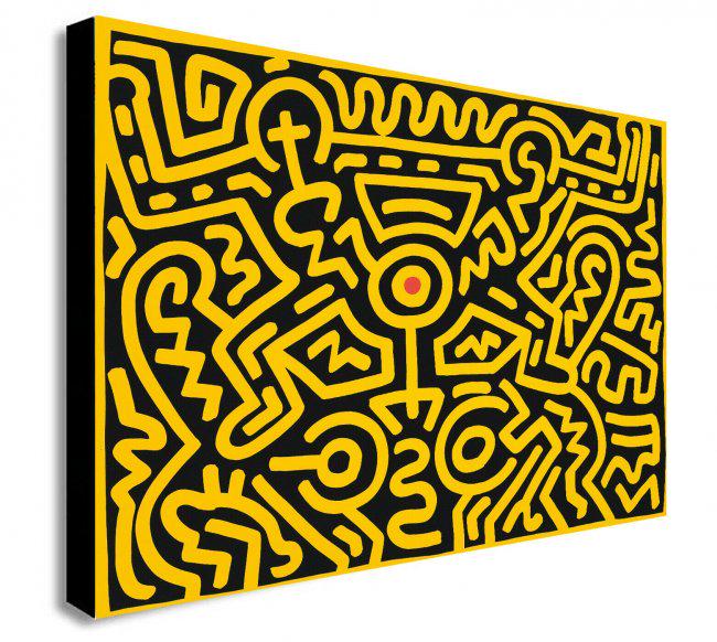 Keith Haring - Number IV - Pop Art - Canvas (1 of 2)