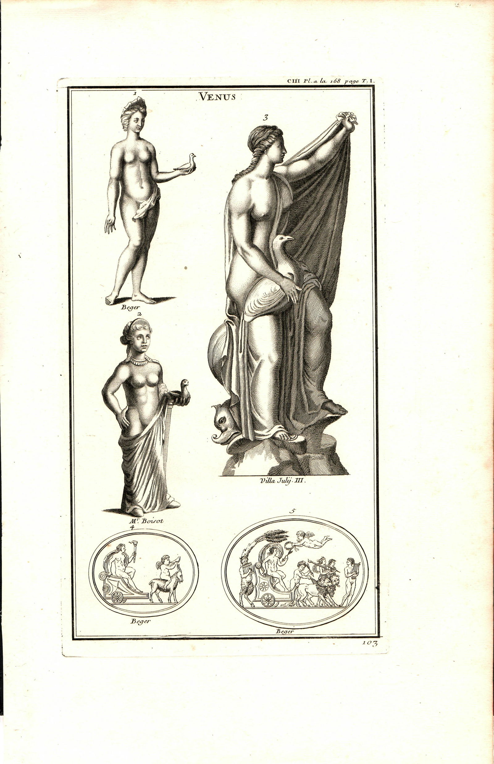 Venus Roman Goddess Of Love Antique 18th Century (1 of 1)