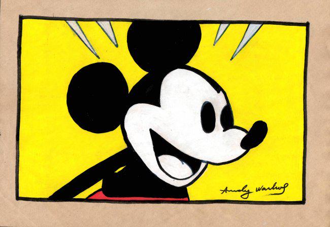 Signed Andy Warhol Mixed Media on Paper: Signed Andy Warhol Mixed Media on Paper. On verso, also stamp inscribed Authorized by the Andy Warhol Foundation. Approx Size: 11 3/4 x 8 1/2 inches. Provenance:Private Collector. This item has limite