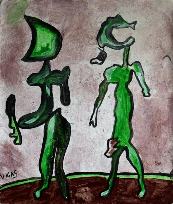 Signed Vigas , Modern Old 20th Century (1 of 4)