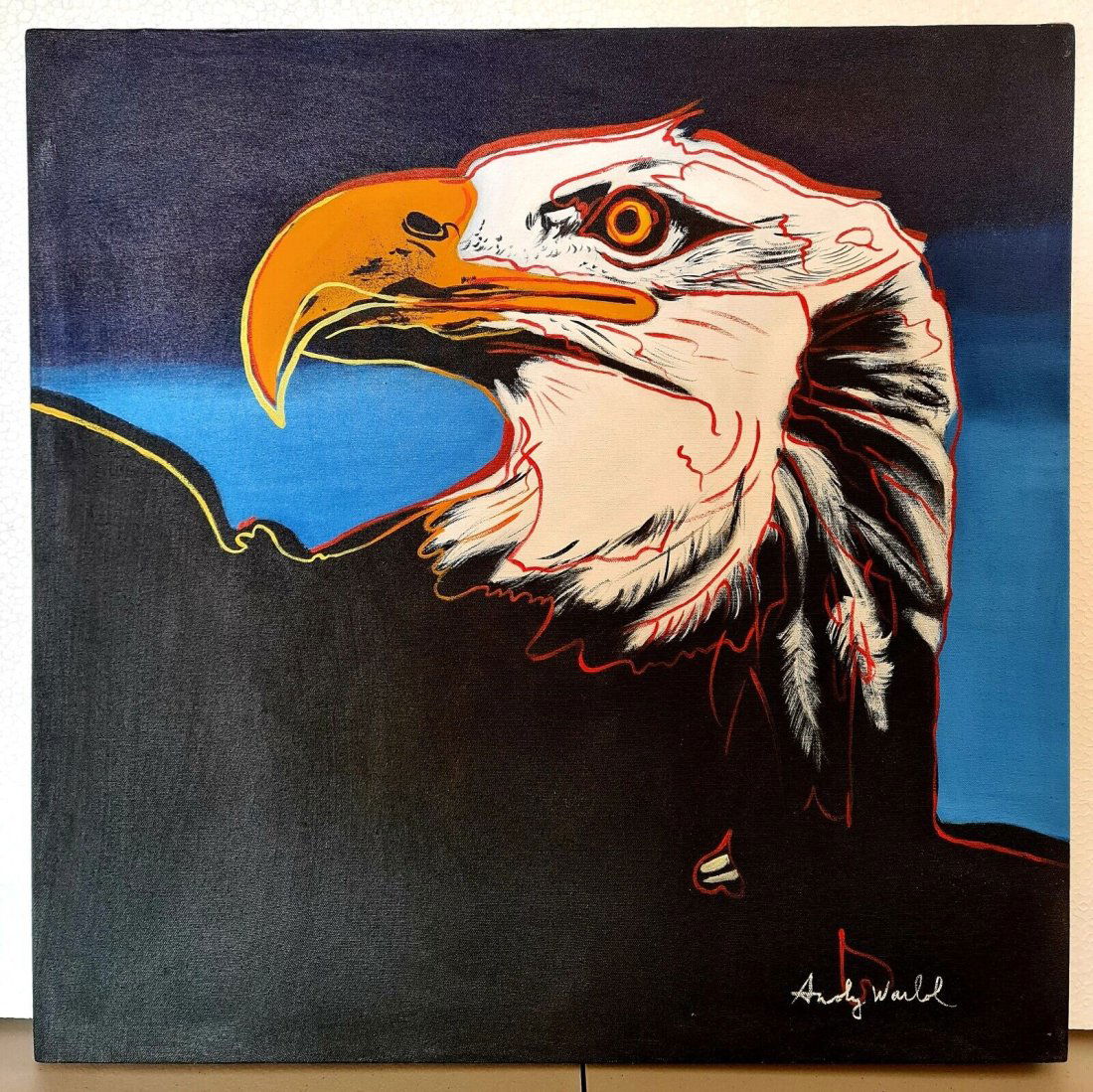 Andy Warhol OIL ON CANVAS SIGNED (1 of 5)