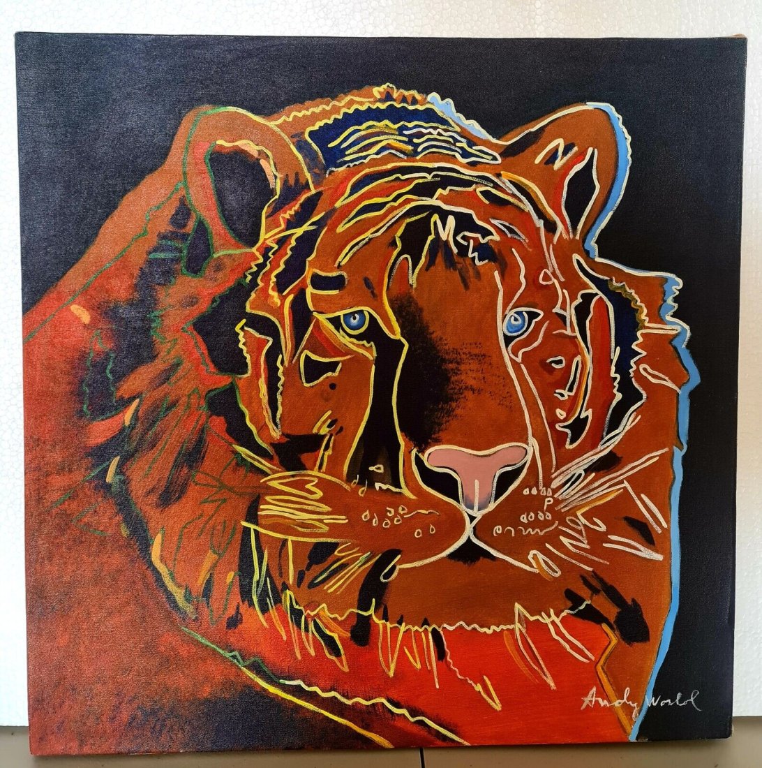 Andy Warhol OIL ON CANVAS SIGNED (1 of 6)