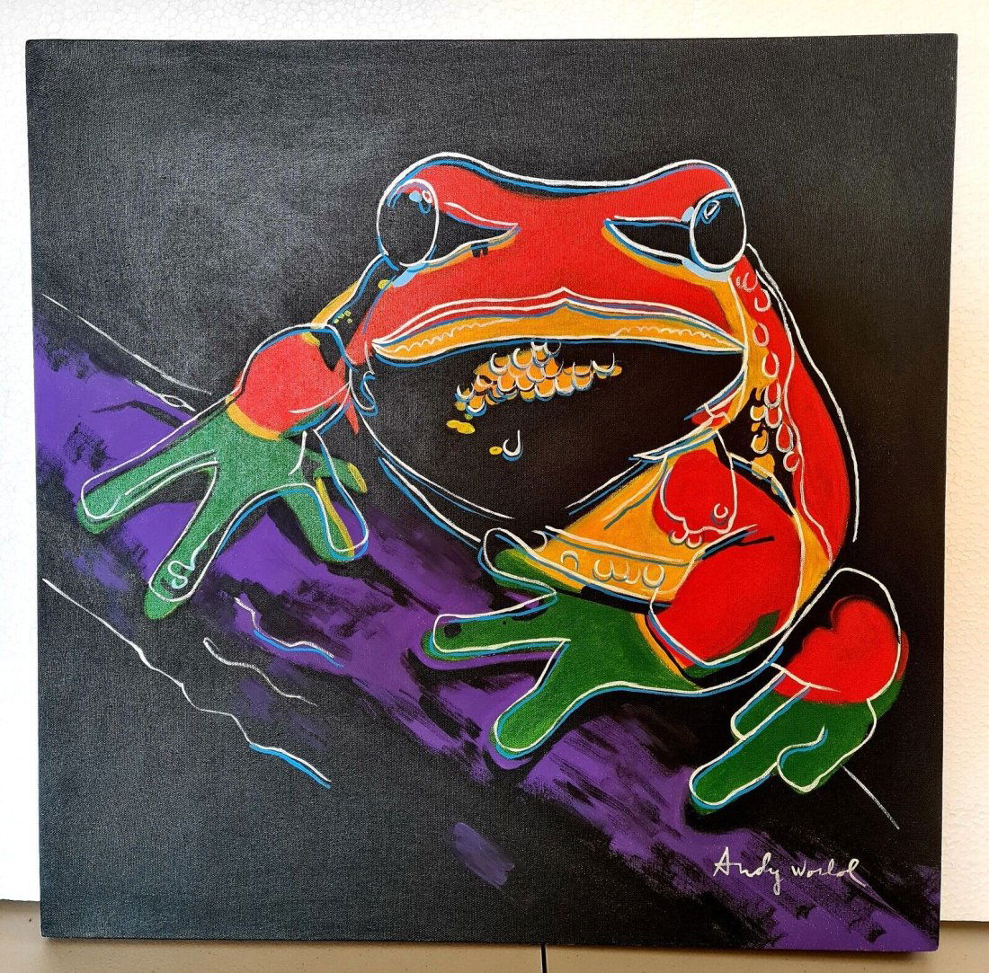 Andy Warhol OIL ON CANVAS SIGNED (1 of 8)