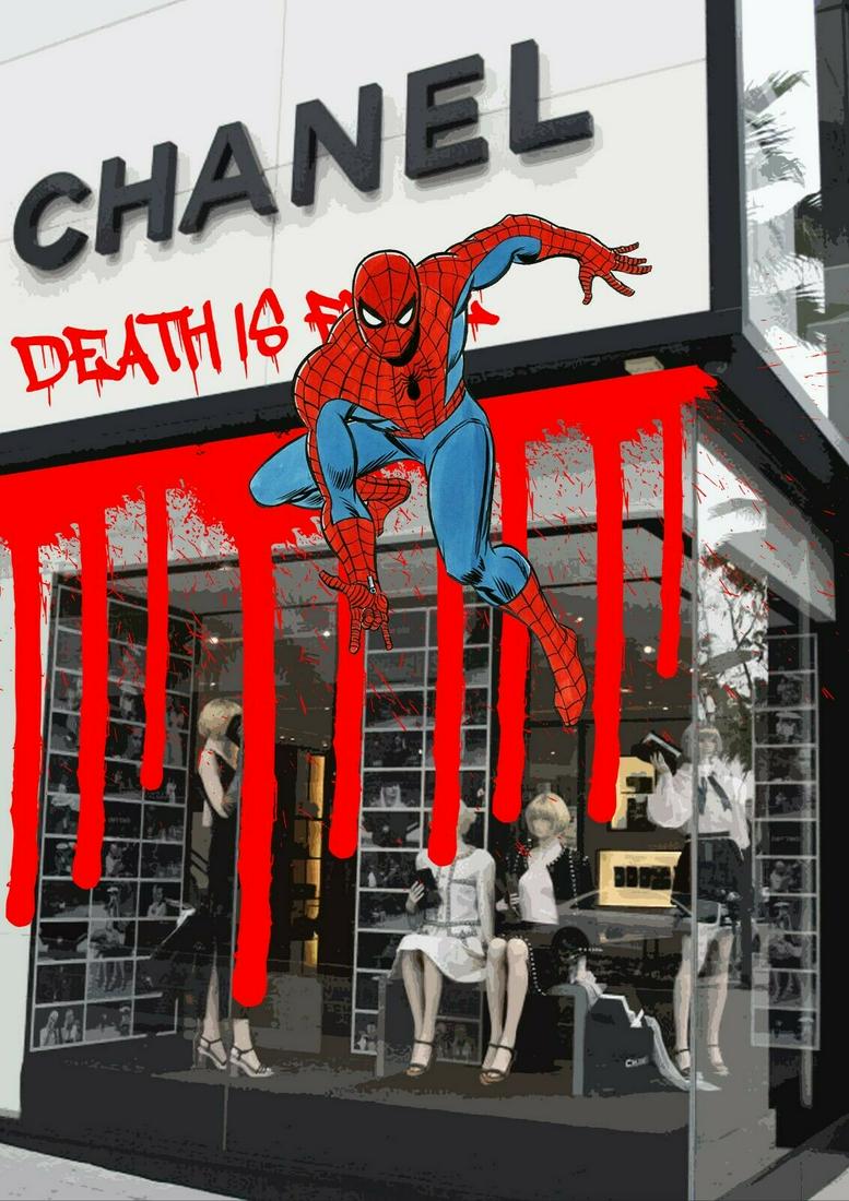 LARGE Signed Graffiti Pop Art Print Death NYC: LARGE Signed Graffiti Pop Art Print Death NYC Ltd Ed size:12 x 17.Paper: Fine art 300 gsm paper.Certificate of Authenticity signed by DEATH NYC Collection.WE OFFER IN-HOUSE SHIPPING VIA USPS PRIORITY 