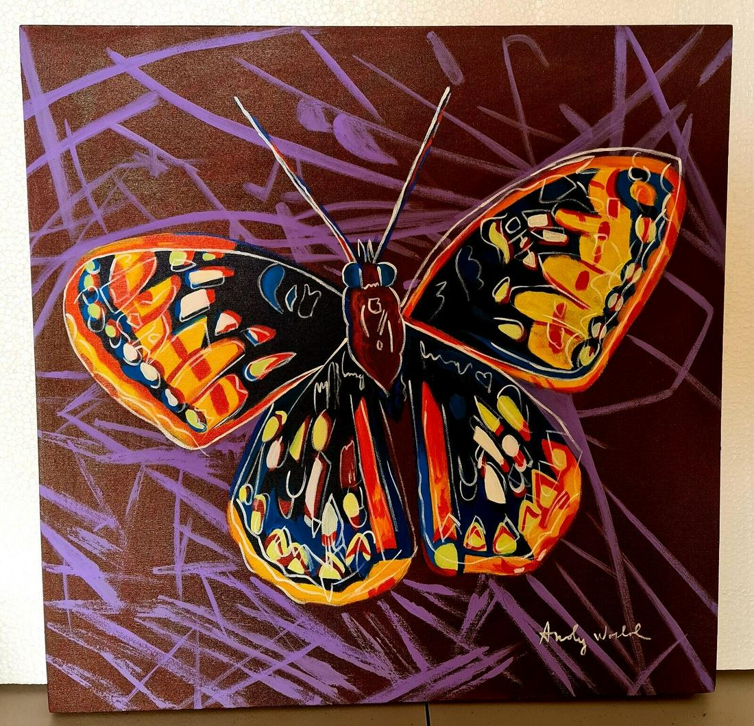 Andy Warhol OIL ON CANVAS SIGNED (1 of 6)