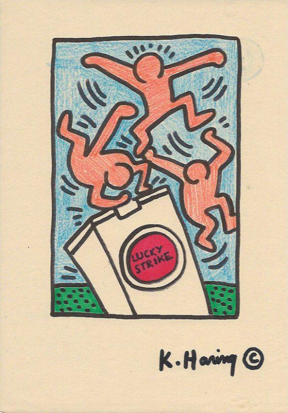 Keith Haring、No.171、希少画集画、新品額装付、状態良好、choco