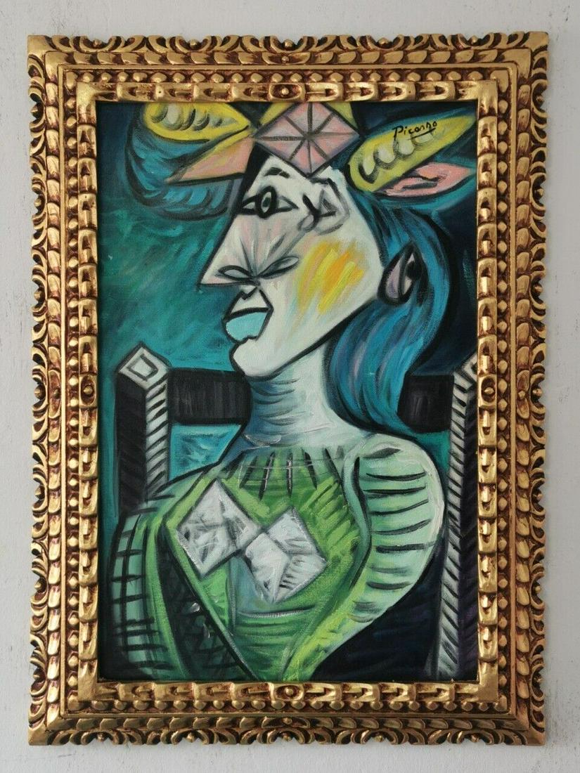 Pablo Picasso oil on canvas painting (1 of 7)