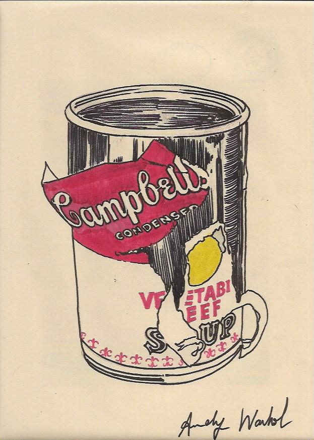 Signed Andy Warhol Mixed Media on Paper: Signed Andy Warhol Mixed Media on Paper. Approx Size: 11 3/4 x 8 1/2 inches. NY Collector. No Coa or Documents .Sold as is to the manner or style of the artist, Good Condition, See photos