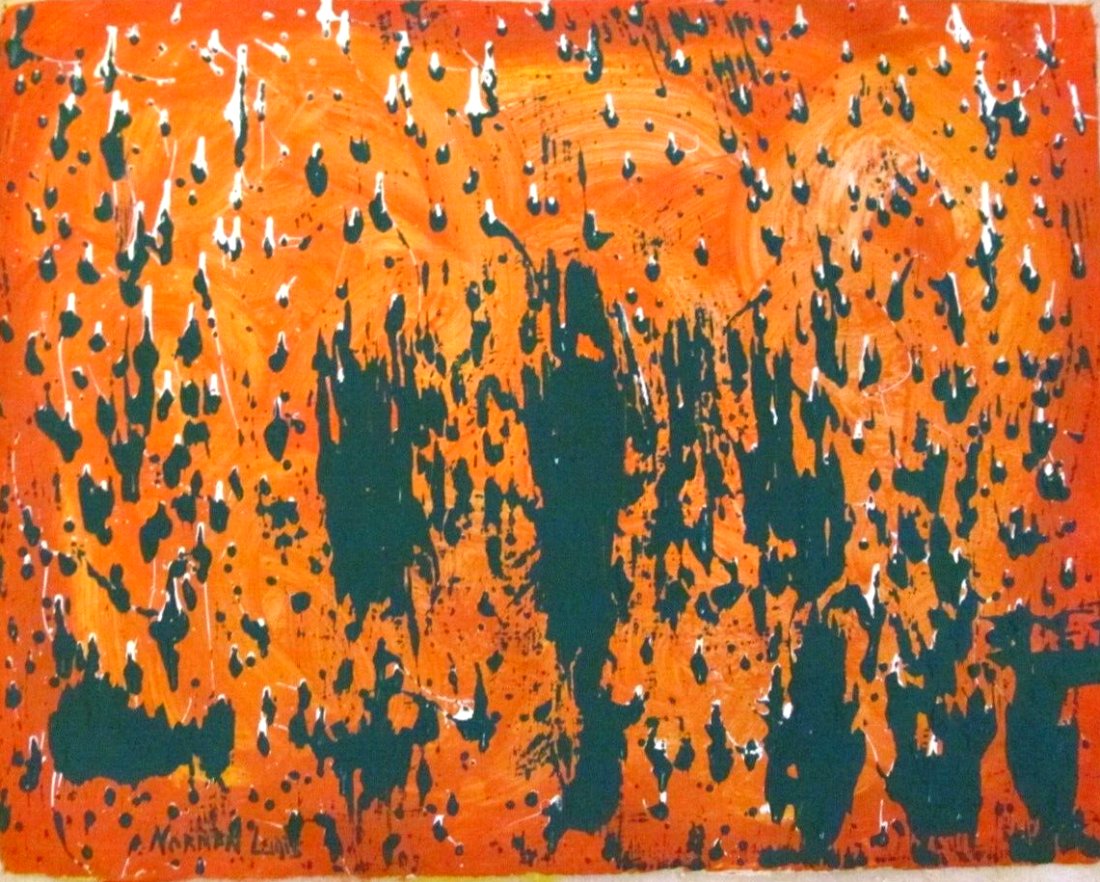 Norman Lewis, (After) Modern Old 20th Century: Norman Lewis(After), Modern Old 20th Century Art oil Painting on Canvas Signed Modern Art. Sold in the style of Artist. Approx size: 20 x 15. No documentation or COA. Sold as is. Good Condition