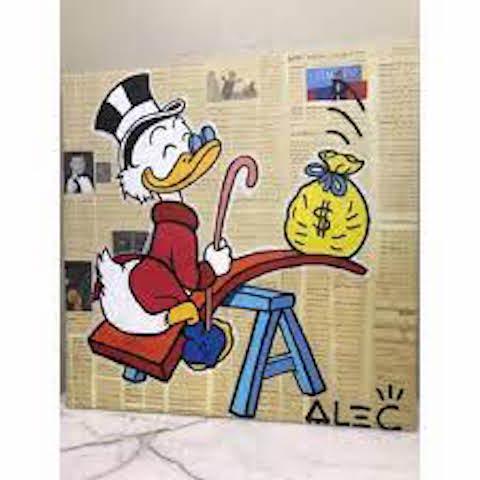 Alec monopoly Print on Canvas. (1 of 2)