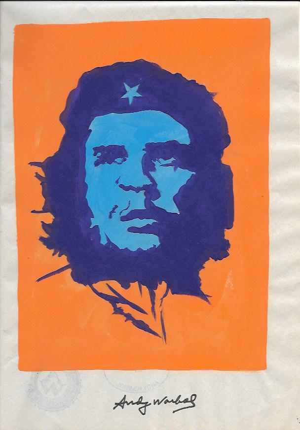 Andy Warhol Mixed Media on Paper (after): Andy Warhol Mixed Media on Paper. Approx Size: 11 3/4 x 8 1/2 inches. Provenance: NY Collector.Sold as is to the manner or style of the artist, Good Condition, See photos.