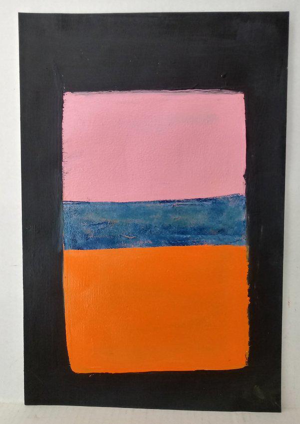 Mark Rothko Mixed Media on Paper: Mark Rothko Mixed Media on Paper. Approx Size: 12 x 8 inches. Stamp signed on verso. NY Collector.Sold as is to the manner or style of the artist, Good Condition, See photos.Mark Rothko, born Markus Y