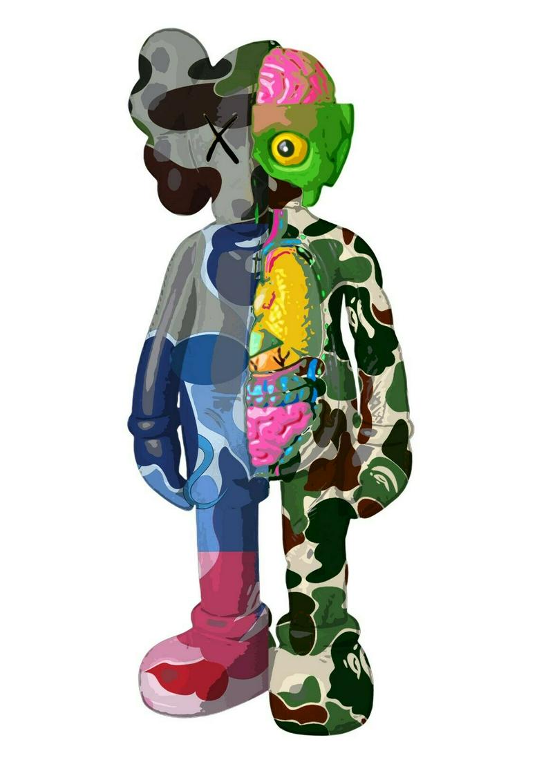 LARGE Signed Graffiti Pop Art Print Death NYC (1 of 1)