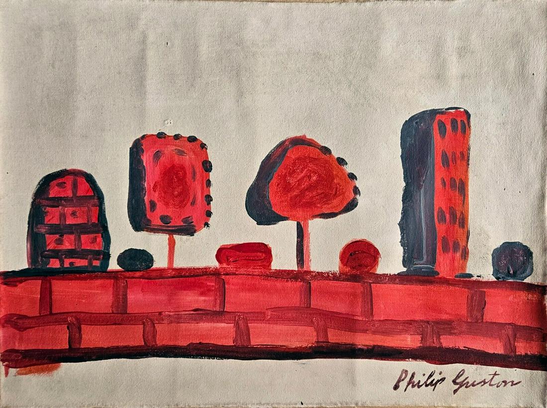 Philip Guston Modern art 20th century abstract painting on Canvas After (artist) (1 of 4)