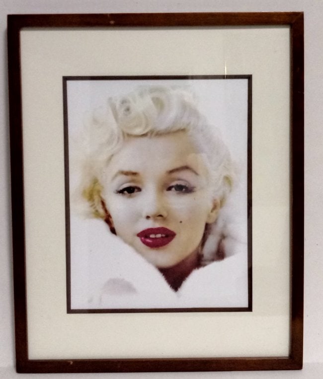 Marylin Monroe  Print Thick Paper Frame After (artist) (1 of 4)
