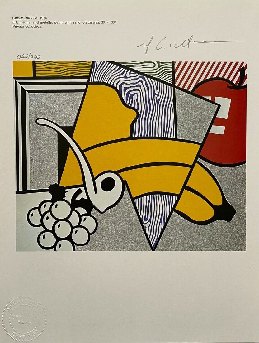 Roy Lichtenstein Lithograph (1 of 3)