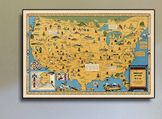 Indians of the USA Native American Tribes Historical Map Poster: Indians of the USA Native American Tribes Historical Map Print Poster -Matte Paper-size: 24x16.See photo for description . We pack and ship for you. Good condition
