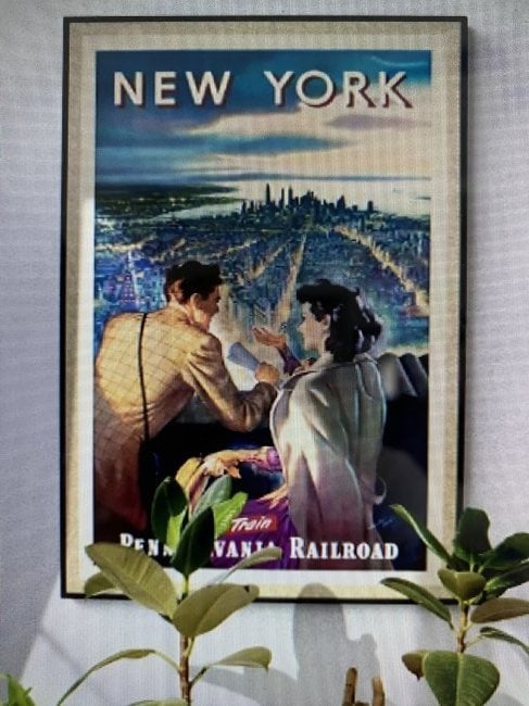 1950s New YorK Pennsylvania Railroad Poster (1 of 4)