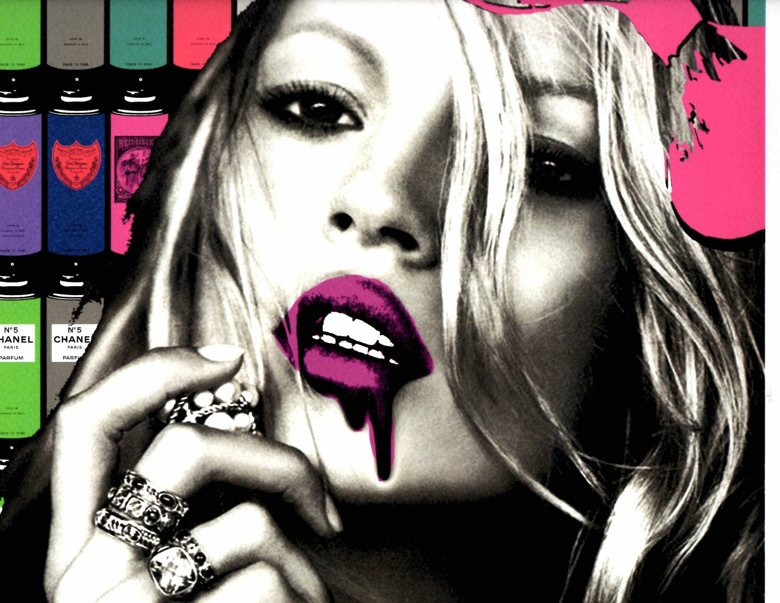LARGE Signed Graffiti Pop Art Print Death NYC: LARGE Signed Graffiti Pop Art Print Death NYC Ltd Ed size:12 x 17.Paper: Fine art 300 gsm paper.Certificate of Authenticity signed by DEATH NYC Collection.WE OFFER IN-HOUSE SHIPPING VIA USPS PRIORITY 