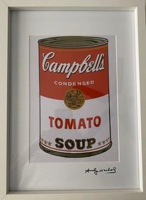 Andy Warhol Print Campbells Tomato Soup