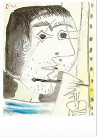 Pablo Picasso (1881-1973).1952 postcard was published