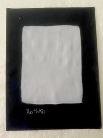 Abstract Painting Modern Art on thick Paper (after Artist)