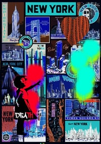 LARGE Signed Graffiti Pop Art Print